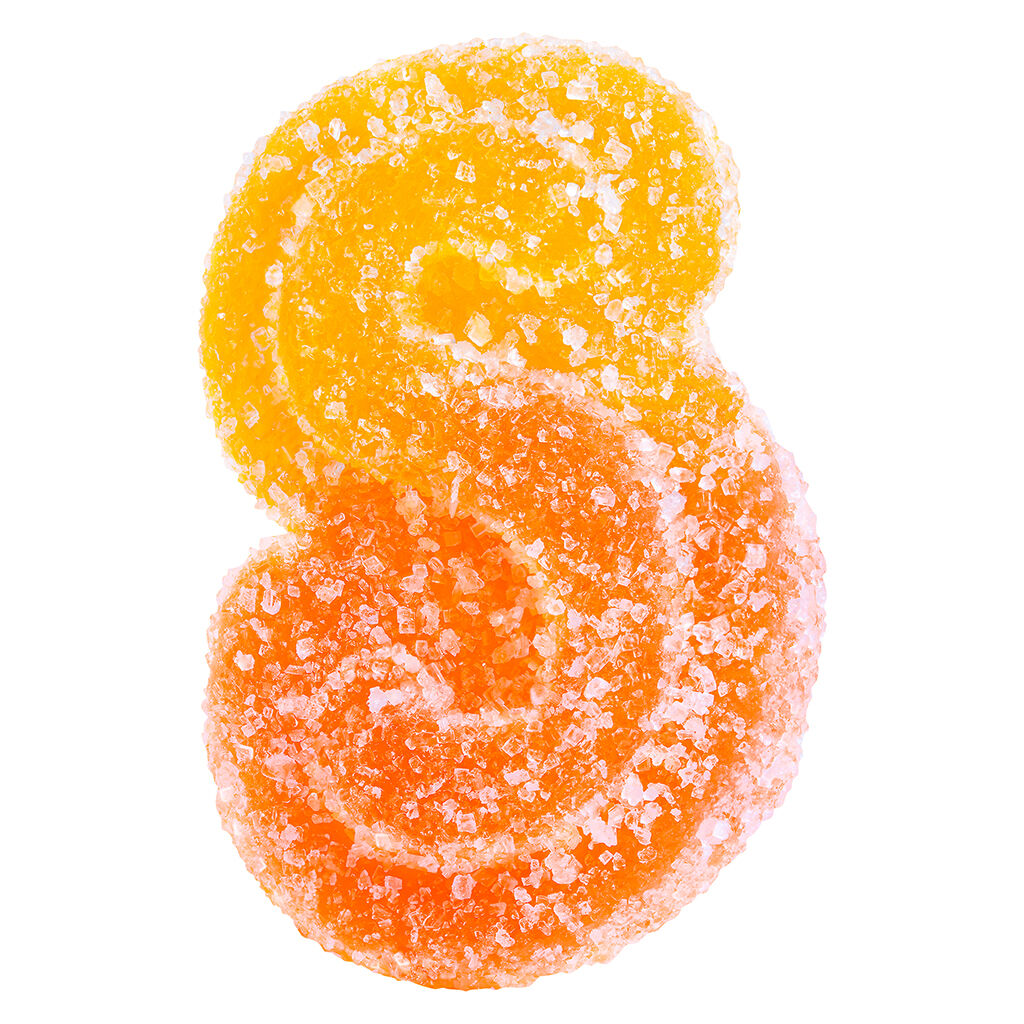 Fully Blasted Peach Orange 1:1 THC CBD Gummy | 1x10mg
