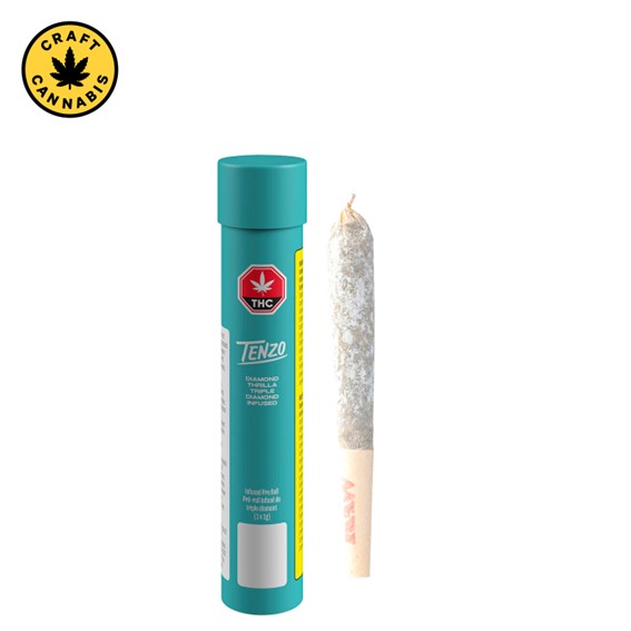 Diamond Thrilla Triple-Diamond Infused Pre-Roll | 1x1g