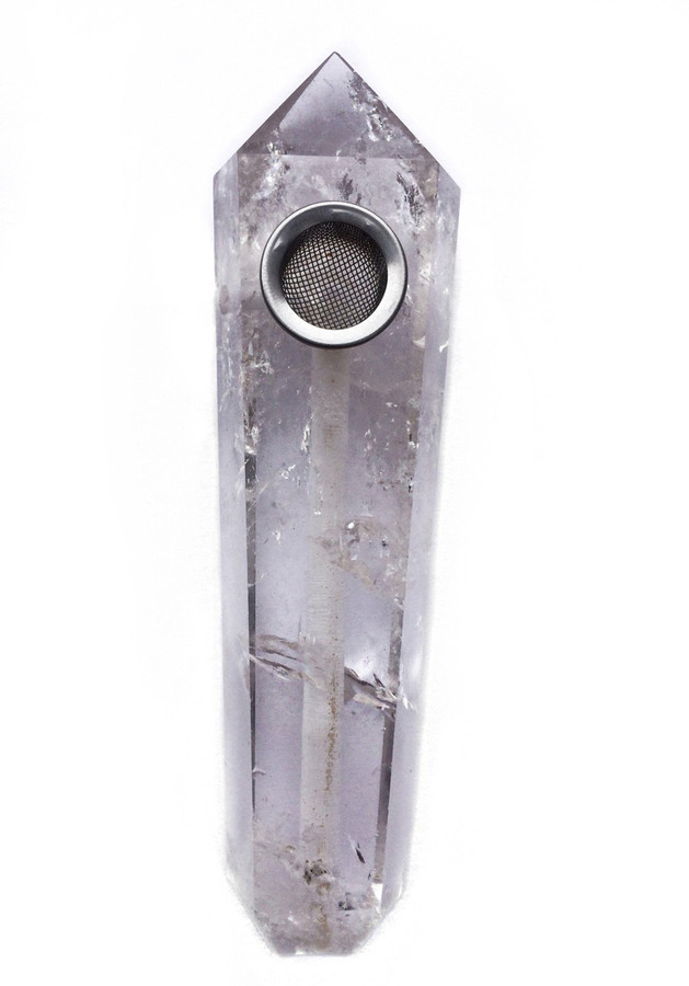 Eye Cee Clear Quartz Pipe