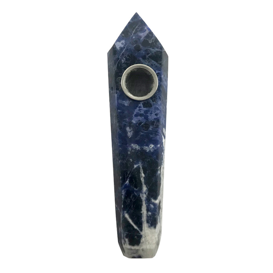 Sodalite Hand Pipe